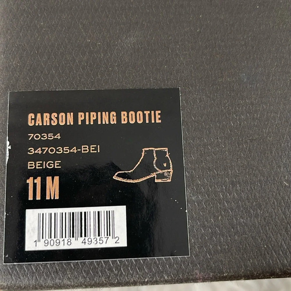 FRYE CARSON PIPING LEATHER BOOTIE SUEDE SIZE 11 - Picture 13 of 14